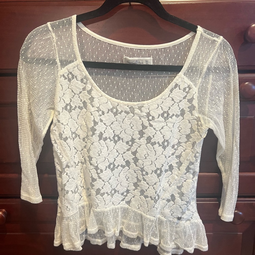 Abercrombie lace blouse